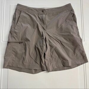 L.L. Bean Women's Cargo Shorts in Taupe